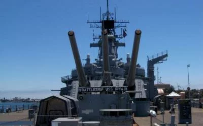 The USS Iowa is now a popular SoCal tourist attraction