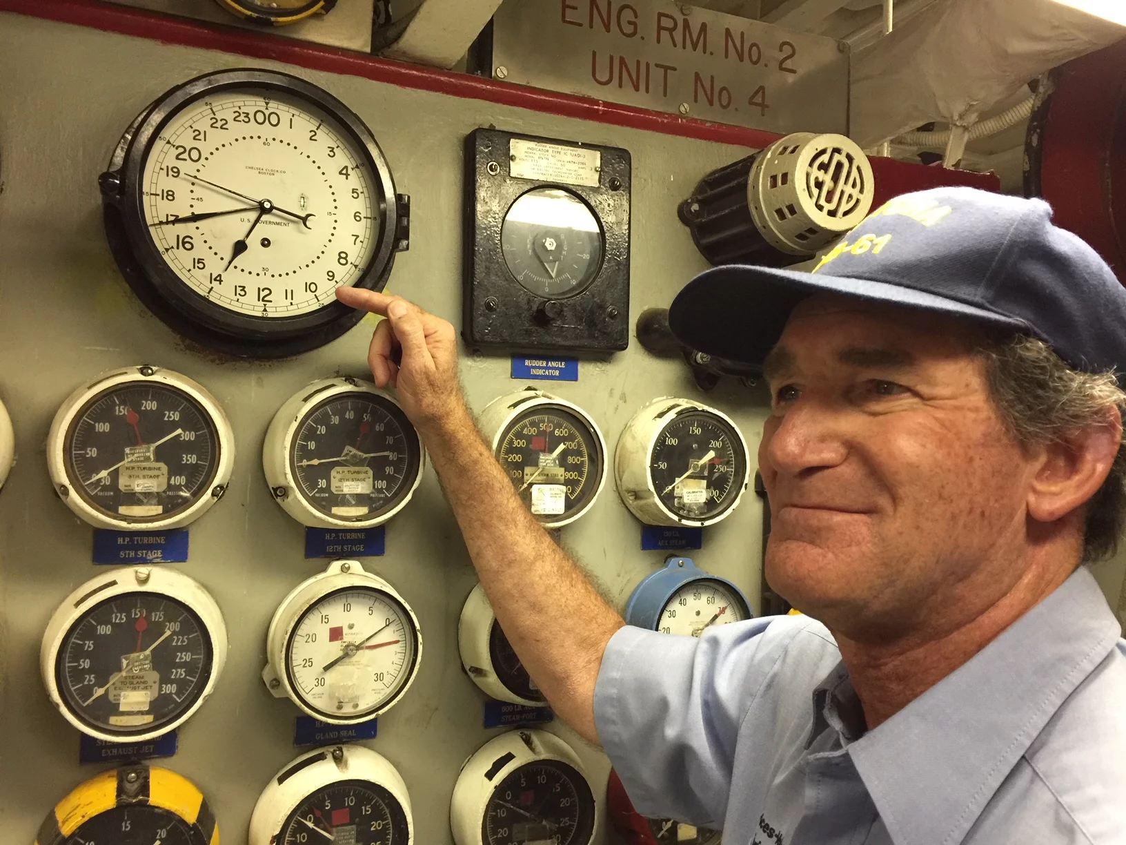 Battleship IOWA Tour Guide Chris Malburg