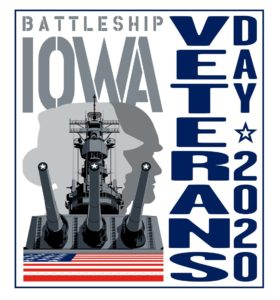 veterans day 2020 at battleship iowa