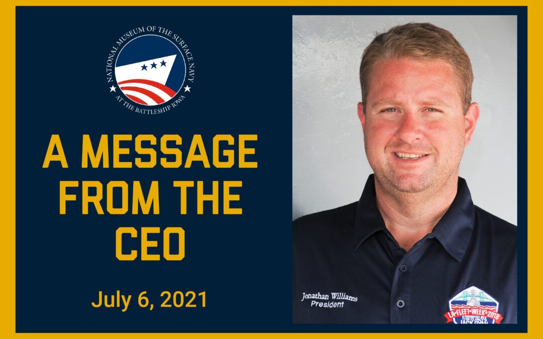 CEO Update July 6, 2021