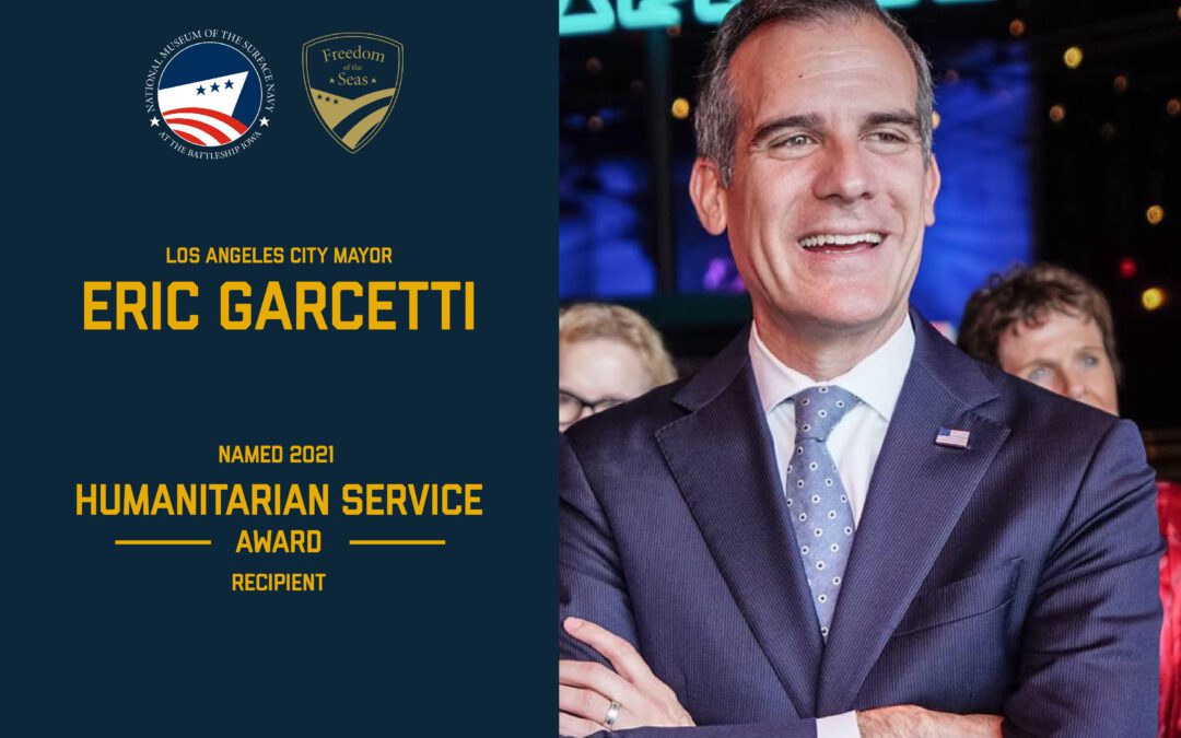 LA Mayor Eric Garcetti to Receive Humanitarian Award at Freedom of the Seas Gala