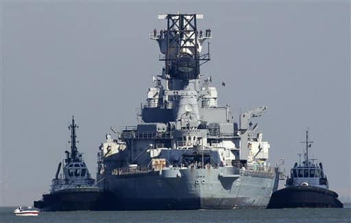 battleship iowa view from 09