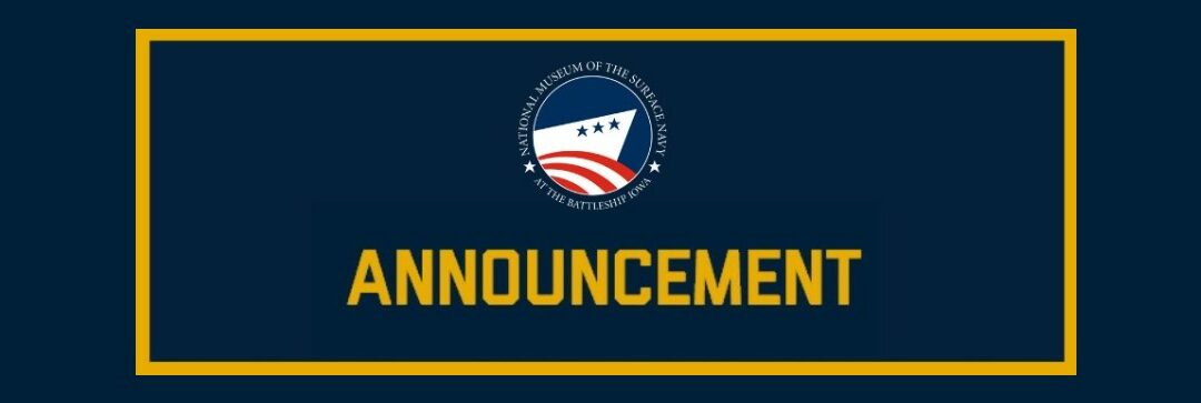 Media Advisory: The Inaugural USS IOWA Jeff Lamberti Service Award