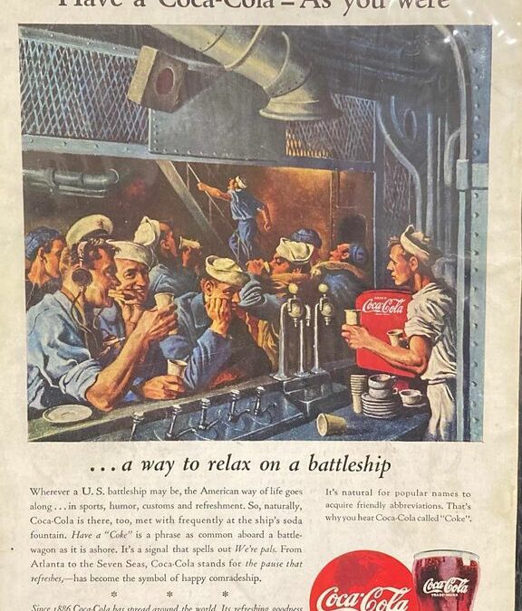 Sunday funday!

Advertisement from 1944. 

#battleshipIOWA #battleshipiowamuseum #SurfaceNavyMuseum #history #flashback #1944