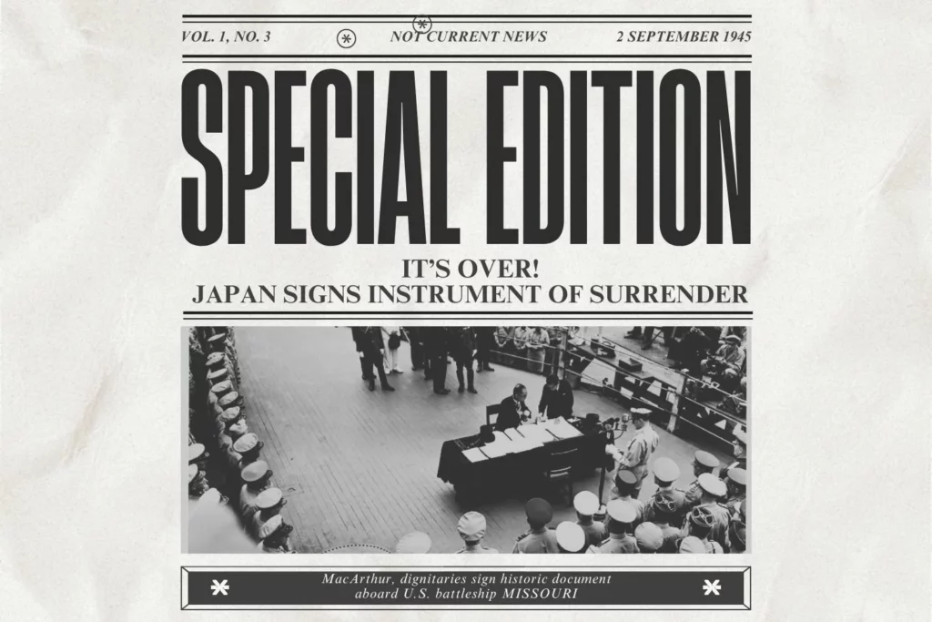 80th anniversary of the end of World War II
