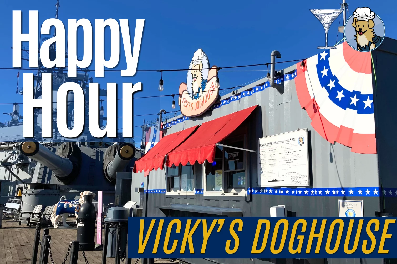 Happy Hour at Vicky's Doghouse