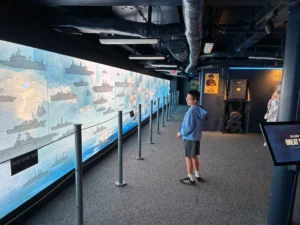 National Museum of the Surface Navy - Great Ships Wall